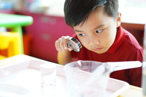 Kid,With,Magnifying,Glass,In,Science,Activity